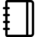 Notebook SVG Icon
